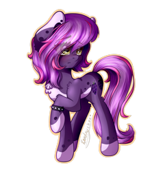 Size: 2800x2900 | Tagged: safe, artist:kindny-chan, oc, oc only, oc:black raspberry, earth pony, pony, female, mare, simple background, solo, transparent background