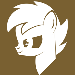 Size: 1000x1000 | Tagged: safe, artist:dellyare, button mash, earth pony, pony, bust, colt, male, monochrome