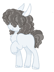 Size: 1500x2000 | Tagged: safe, artist:bubaiuv, oc, oc only, earth pony, pony, female, mare, simple background, solo, transparent background, unshorn fetlocks