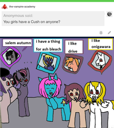 Size: 934x1046 | Tagged: safe, artist:ask-luciavampire, oc, pegasus, pony, unicorn, vampire, vampony, 1000 hours in ms paint, ask, tumblr, tumblr:the-vampire-academy