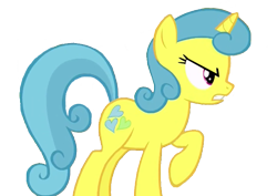 Size: 753x532 | Tagged: safe, artist:kayman13, edit, edited screencap, screencap, lemon hearts, pony, angry, not a vector, simple background, solo, transparent background