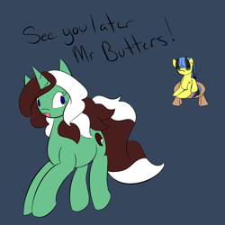 Size: 1000x1000 | Tagged: safe, artist:kaggy009, oc, oc:peppermint pattie (unicorn), unicorn, ask peppermint pattie, female, mare, plushie, solo