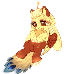 Size: 512x542 | Tagged: safe, artist:nika-rain, oc, pegasus, pony, chibi, commission, cute, pixel art, solo, sun