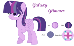 Size: 5057x3177 | Tagged: safe, artist:galaxy-sentry-24, artist:lazuli, oc, oc:galaxy glimmer, alicorn, pony, alicorn oc, base used, offspring, parent:flash sentry, parent:twilight sparkle, parents:flashlight