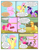 Size: 612x792 | Tagged: safe, artist:newbiespud, derpibooru import, edit, edited screencap, screencap, applejack, fluttershy, pinkie pie, twilight sparkle, unicorn twilight, earth pony, pegasus, pony, rabbit, raccoon, unicorn, comic:friendship is dragons, the return of harmony, animal, chocolate, chocolate milk, cloud, comic, cotton candy, cotton candy cloud, dialogue, eating, eyes closed, female, flying, food, freckles, girabbit, hat, implied rainbow dash, lasso, mare, milk, mouth hold, nom, onomatopoeia, raised hoof, rope, screencap comic, worried