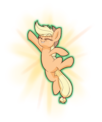 Size: 1500x1800 | Tagged: safe, artist:heir-of-rick, derpibooru import, applejack, earth pony, pony, going to seed, cute, eyes closed, female, jackabetes, mare, solo