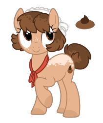 Size: 1687x1998 | Tagged: safe, artist:sandwichbuns, oc, oc:kissy cookie, earth pony, pony, female, mare, show accurate, simple background, solo, transparent background