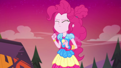 Size: 1920x1080 | Tagged: safe, screencap, pinkie pie, better together, equestria girls, sunset's backstage pass!, geode of sugar bombs, magical geodes, solo