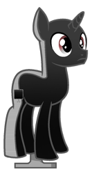 Size: 645x1208 | Tagged: safe, artist:rainbow eevee, earth pony, object pony, original species, pony, unicorn, battle for bfdi, battle for dream island, bfb, bfdi, host, male, not salmon, ponified, simple background, solo, television, television pony, transparent background, tv (bfb), wat