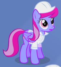 Size: 197x216 | Tagged: safe, screencap, pegasus, pony, sonic rainboom (episode), cropped, female, hard hat, mare, solo, sugar apple, weather factory uniform