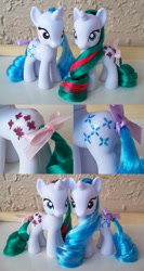 Size: 850x1600 | Tagged: safe, artist:psaply, derpibooru import, gusty, majesty, pony, unicorn, g1, g4, bow, custom, duo, female, g1 to g4, mare, tail bow