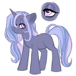 Size: 1024x1022 | Tagged: safe, artist:azure-art-wave, oc, unicorn, female, mare, simple background, solo, white background