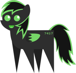 Size: 1024x979 | Tagged: safe, artist:bitrate16, oc, oc only, oc:eytlin, pegasus, pony, minimalist, modern art, solo, vector