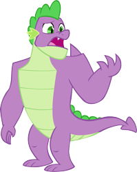 Size: 4629x5812 | Tagged: safe, artist:memnoch, spike, dragon, the last problem, absurd resolution, gigachad spike, older, older spike, simple background, solo, transparent background, vector, winged spike