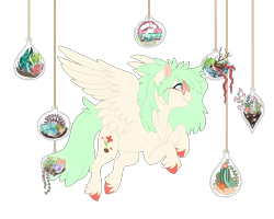 Size: 5000x4000 | Tagged: safe, artist:azure-art-wave, oc, oc:sunny, pegasus, pony, female, glasses, mare, simple background, solo, terrarium, transparent background