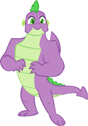 Size: 4159x5941 | Tagged: safe, artist:memnoch, spike, dragon, the last problem, absurd resolution, gigachad spike, looking at you, older, older spike, simple background, solo, transparent background, vector, winged spike