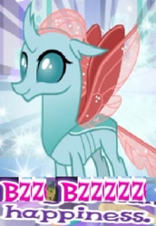 Size: 376x545 | Tagged: safe, artist:horsesplease, ocellus, bugs doing bug things, buzzing, caption, cute bug noises, expand dong, exploitable meme, gameloft, happiness noise, image macro, meme, older, older ocellus, text, wow! glimmer