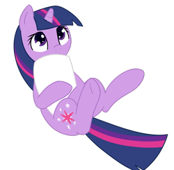 Size: 1033x1013 | Tagged: safe, artist:neuro, twilight sparkle, unicorn twilight, pony, unicorn, cute, female, mare, on back, pillow, simple background, solo, transparent background, twiabetes