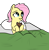 Size: 1002x1028 | Tagged: safe, artist:neuro, fluttershy, pegasus, pony, bed, blanket, cute, female, mare, on bed, pillow, plushie, shyabetes, simple background, solo, teddy bear, transparent background