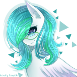 Size: 1000x1000 | Tagged: safe, artist:shimayaeiko, oc, oc only, oc:color canvas, pegasus, pony, commission, female, mare, solo