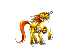 Size: 3509x2550 | Tagged: safe, artist:manhunterj, pony, armor, athena, ponified, simple background, solo, transparent background