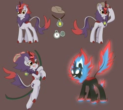 Size: 1600x1440 | Tagged: safe, artist:chedx, oc, oc:scorched spring, kirin, nirik, female, reference sheet