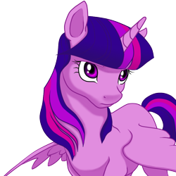 Size: 800x800 | Tagged: safe, artist:ilanta, twilight sparkle, twilight sparkle (alicorn), alicorn, pony, cute, female, mare, simple background, solo, transparent background, twiabetes, vector