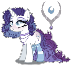 Size: 1500x1400 | Tagged: safe, artist:gihhbloonde, oc, pony, unicorn, clothes, female, mare, offspring, parent:fancypants, parent:rarity, parents:raripants, simple background, socks, solo, transparent background