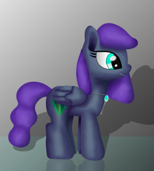 Size: 1190x1320 | Tagged: safe, artist:platinumdrop, oc, oc only, oc:emerald bolt, pegasus, pony, female, mare, solo