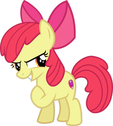 Size: 702x785 | Tagged: safe, artist:crystalmagic6, apple bloom, earth pony, pony, female, filly, simple background, solo, transparent background, vector