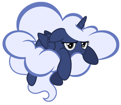 Size: 7598x6586 | Tagged: safe, artist:estories, oc, oc:holly, alicorn, pony, absurd resolution, alicorn oc, cloud mane, female, mare, simple background, solo, transparent background