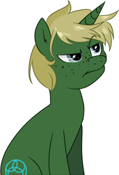 Size: 476x696 | Tagged: artist needed, safe, oc, oc:spinach, pony, solo