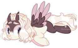 Size: 2664x1644 | Tagged: safe, artist:kurosawakuro, oc, pegasus, pony, base used, colored pupils, female, horns, mare, simple background, solo, transparent background