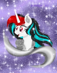 Size: 853x1080 | Tagged: safe, artist:darklight1315, oc, oc:darklight kvass, pony, unicorn, solo