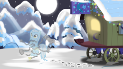 Size: 1280x720 | Tagged: safe, artist:evil-dec0y, oc, pony, comic:trixie vs., trixie's wagon