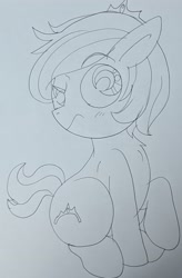 Size: 2105x3208 | Tagged: safe, diamond crown, diamond tiara, earth pony, colt, gender swap potion, male, rule 63, solo, traditional art