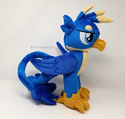 Size: 1500x1429 | Tagged: safe, artist:hipsterowlet, gallus, griffon, irl, photo, plushie, solo