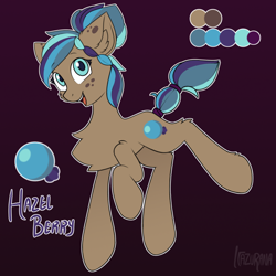 Size: 1200x1200 | Tagged: safe, artist:itazurana, oc, oc only, oc:hazel berry, earth pony, pony, adoptable, female, mare, solo