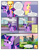 Size: 612x792 | Tagged: safe, artist:newbiespud, derpibooru import, edit, edited screencap, screencap, applejack, fluttershy, twilight sparkle, unicorn twilight, earth pony, pegasus, pony, unicorn, comic:friendship is dragons, the return of harmony, castle of the royal pony sisters, comic, dialogue, female, freckles, frown, grin, hat, looking up, mare, open mouth, screencap comic, smiling, worried