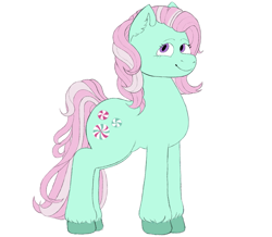 Size: 1089x951 | Tagged: safe, artist:anonymous, minty, earth pony, pony, /mlp/, 4chan, drawthread, solo