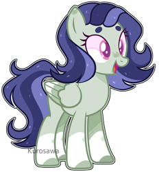 Size: 4378x4719 | Tagged: safe, artist:kurosawakuro, oc, pegasus, pony, base used, colored pupils, female, magical lesbian spawn, mare, offspring, parents:daringdash, simple background, solo, transparent background