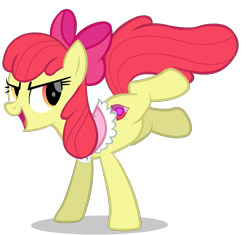 Size: 1197x1126 | Tagged: safe, artist:thunder-blur, apple bloom, earth pony, pony, goldie delicious' scarf, older, older apple bloom, simple background, solo, transparent background