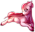 Size: 2499x2299 | Tagged: safe, artist:rehqwq, oc, oc:blood moon, oc:bloodmoon, bat pony, hybrid, pony, undead, vampire, vampony, cleoziep, colored, solo