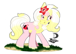 Size: 3507x2480 | Tagged: artist needed, safe, oc, oc:carmen garcía, earth pony, pony, angry, flower, flower in hair