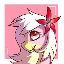 Size: 1000x1000 | Tagged: artist needed, safe, oc, oc:carmen garcía, earth pony, pony, drawing error, flower, flower in hair