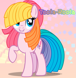 Size: 1943x2000 | Tagged: safe, artist:importantgreatwake, artist:pigeorgien, toola roola, earth pony, g3, g3.5, female, g3 to g4, g3.5 to g4, generation leap, mare, solo