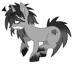 Size: 1080x928 | Tagged: safe, artist:thundercrash, oc, cyclops, pony, unicorn, female, mare, monoeye, solo, tired