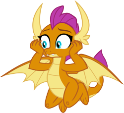 Size: 6543x5979 | Tagged: safe, artist:memnoch, smolder, dragon, cute, dragoness, female, simple background, smolderbetes, solo, transparent background, vector, wings