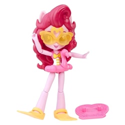 Size: 1000x1000 | Tagged: safe, pinkie pie, equestria girls, doll, equestria girls minis, glasses, minis, smiling, toy