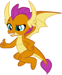 Size: 3341x4026 | Tagged: safe, artist:memnoch, smolder, dragon, cute, dragoness, female, hand on hip, simple background, smiling, smolderbetes, solo, transparent background, vector, wings